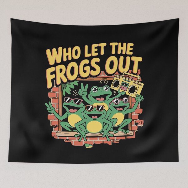 Item preview, Who Let The Frogs Out designed and sold by Redgiant87x.