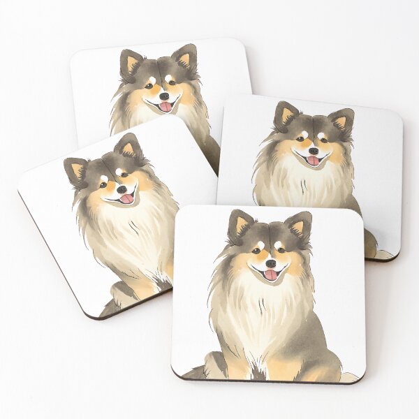 Item preview, Watercolour Finnish Lapphund designed and sold by TheresaNicole.