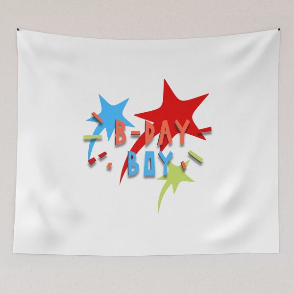 Item preview, Colorful B-Day Boy – Fun Birthday Design for Kids designed and sold by It's Wheelie Cool.