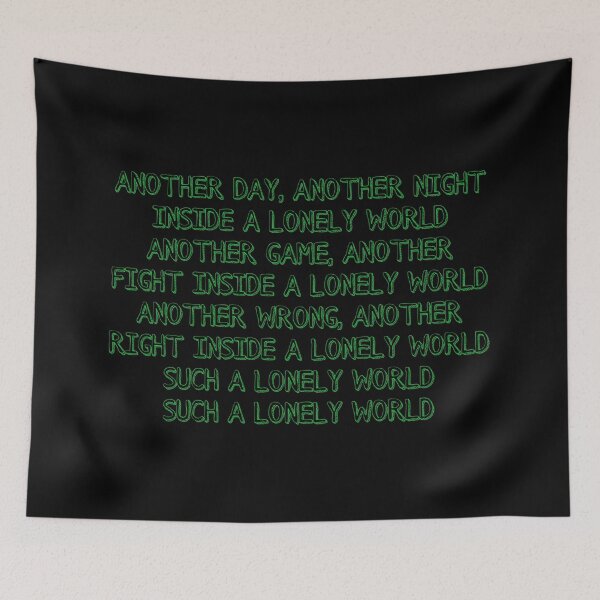 Item preview, Limp Bizkit Lonely World lyrics  designed and sold by Megaera8.