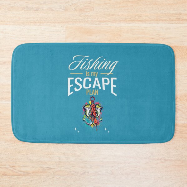 Item preview, Fishing is my escape plan Bassfish Fishing Love Fishing Bait Vibrant designed and sold by justine-bmw.