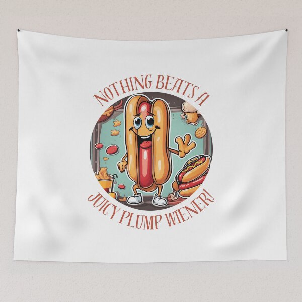Item preview, Nothing beats a juicy plump wiener! designed and sold by NicMacTees.