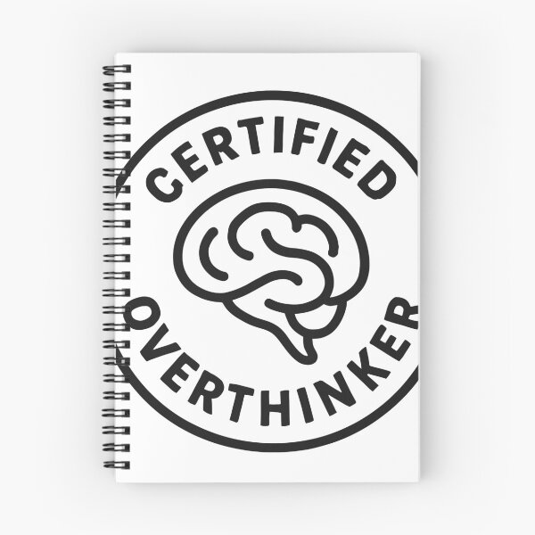 Item preview, Certified Overthinker™ – Funny Mental Achievement Badge designed and sold by negve.