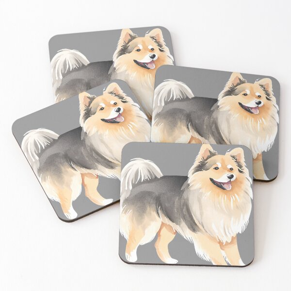 Item preview, Watercolour Finnish Lapphund designed and sold by TheresaNicole.