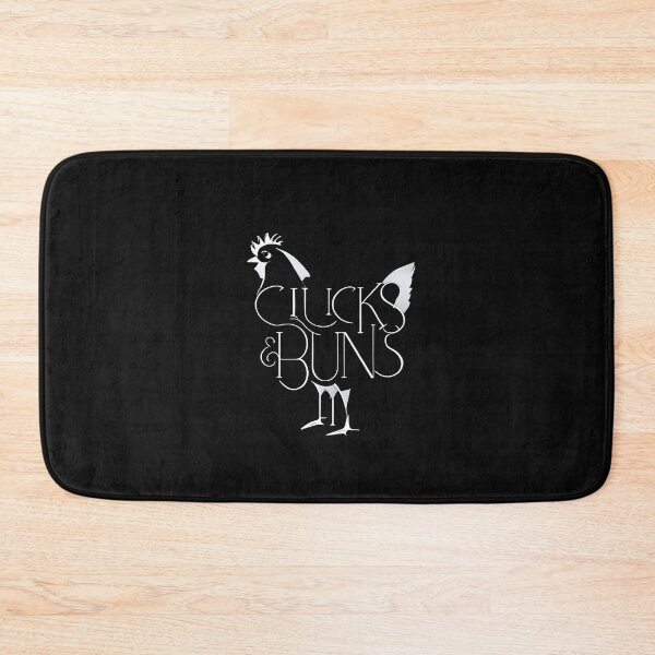 Item preview, Clucks & Buns Funny Chicken Typography Design designed and sold by Furr-n-Purr.