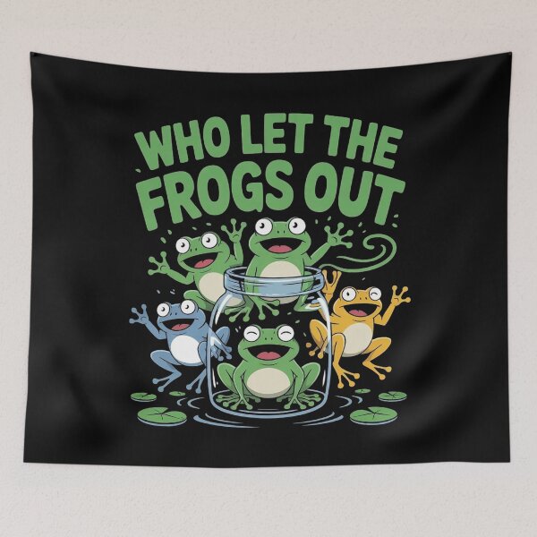 Item preview, Who Let The Frogs Out designed and sold by Redgiant87x.
