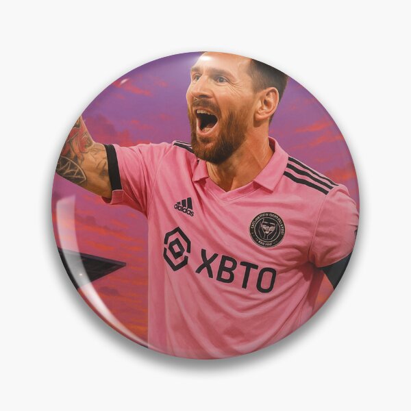 Item preview, Lionel Messi – Inter Miami (pink “10” jersey) designed and sold by Le Béret Bleu.