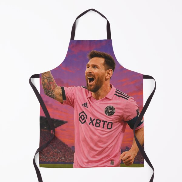 Item preview, Lionel Messi – Inter Miami (pink “10” jersey) designed and sold by Le Béret Bleu.