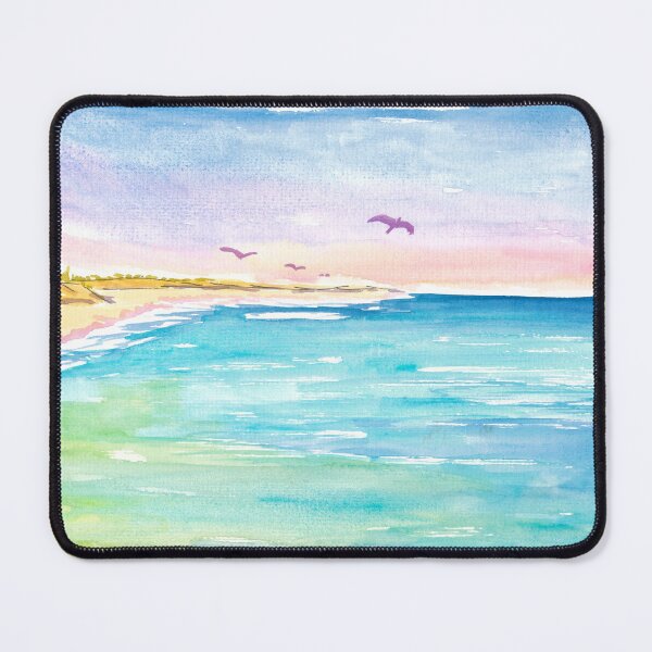 Item preview, Seabirds Soaring Above Blue Waves on North Coast designed and sold by artshop77.
