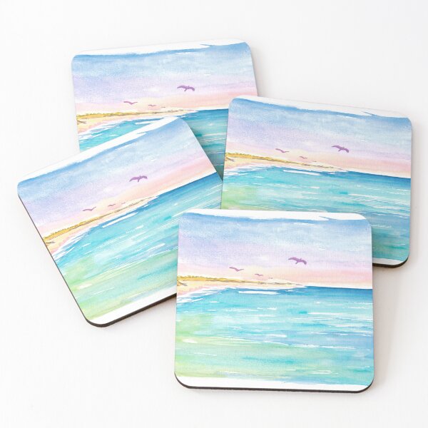 Item preview, Seabirds Soaring Above Blue Waves on North Coast designed and sold by artshop77.