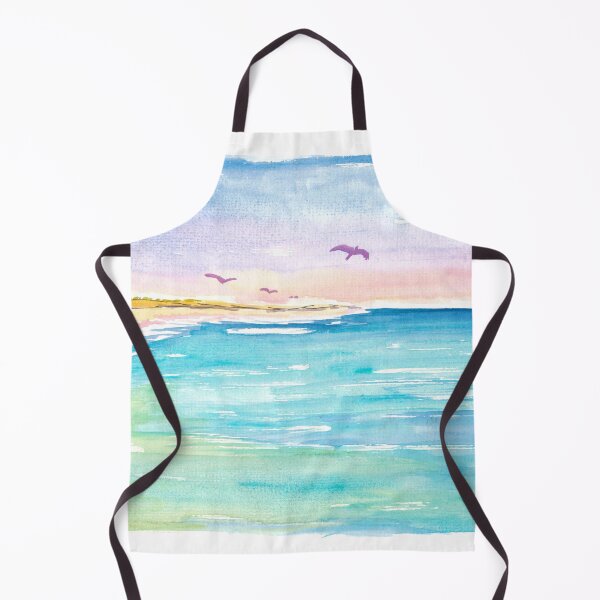 Item preview, Seabirds Soaring Above Blue Waves on North Coast designed and sold by artshop77.