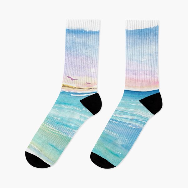 Item preview, Seabirds Soaring Above Blue Waves on North Coast designed and sold by artshop77.