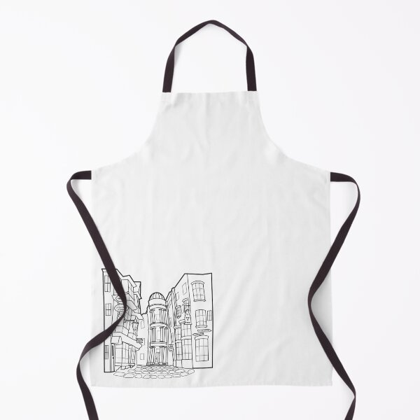 Item preview, HP Architecture - Diagon Alley Black and White designed and sold by Epicenter88.