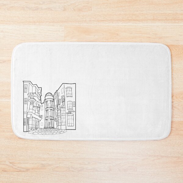 Item preview, HP Architecture - Diagon Alley Black and White designed and sold by Epicenter88.
