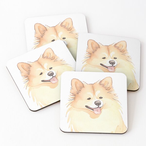 Item preview, Watercolour Finnish Lapphund designed and sold by TheresaNicole.