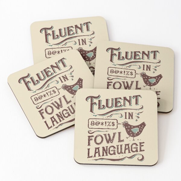 Item preview, Fluent In Fowl Language designed and sold by kg07.