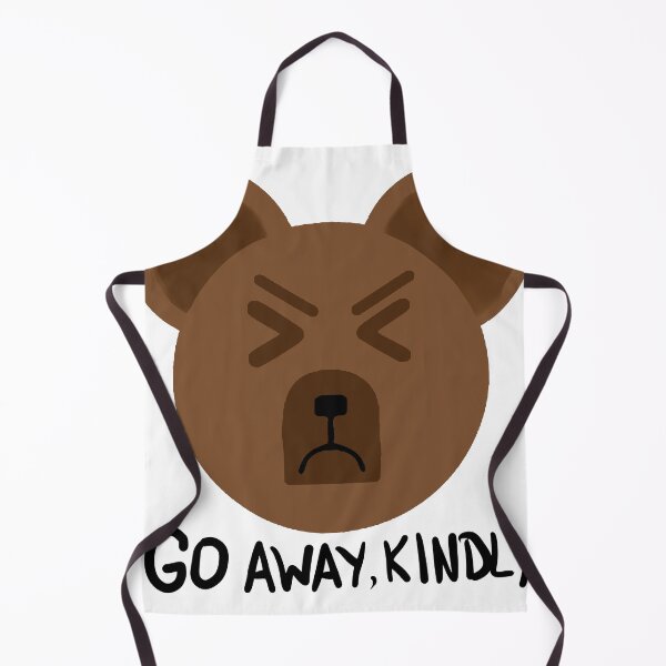 Item preview, Go Away Kindly – Grumpy Bear Sticker designed and sold by AniMayation.