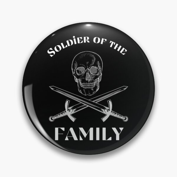 Item preview, Soldier Of The Family Crossed Swords Skeleton Design designed and sold by OldSkullDesigns.