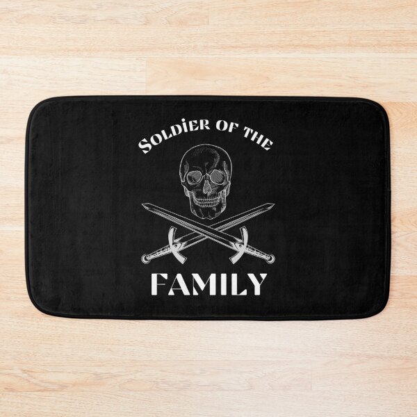 Item preview, Soldier Of The Family Crossed Swords Skeleton Design designed and sold by OldSkullDesigns.