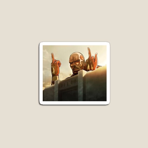 Item preview, AOT Anime Sticker designed and sold by ecllipzeae.