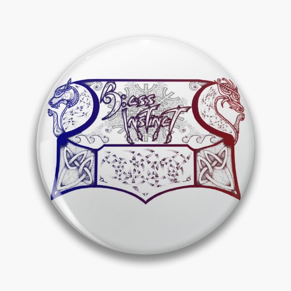 Item preview, Bass Instinct Dragon&Wolf (Fire&Ice) designed and sold by BassInstinct.