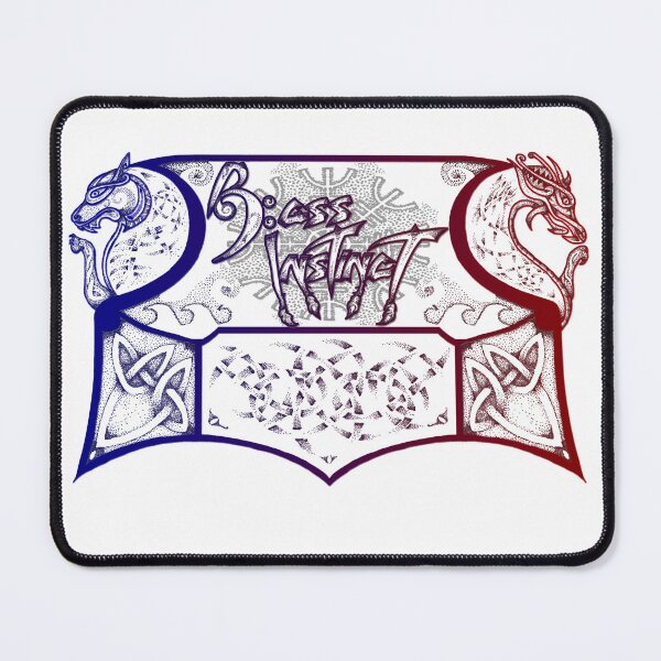 Item preview, Bass Instinct Dragon&Wolf (Fire&Ice) designed and sold by BassInstinct.