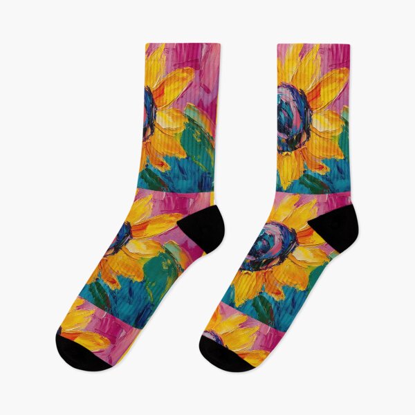 Item preview, Swirling Sunflower Energy - Bold Petals and Dynamic Colors in a Vibrant Garden Dance designed and sold by OlfactoART Studio.
