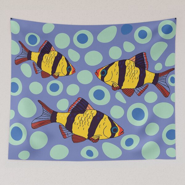 Item preview, Tiger Barb Fish designed and sold by DestructoKitty.