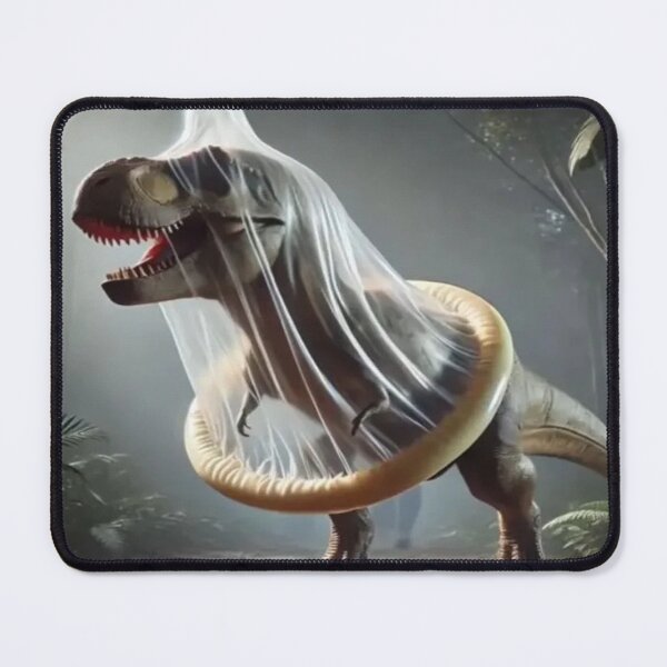 Item preview, Jurassic Protection - Dino Wrapped Meme designed and sold by dazza110.