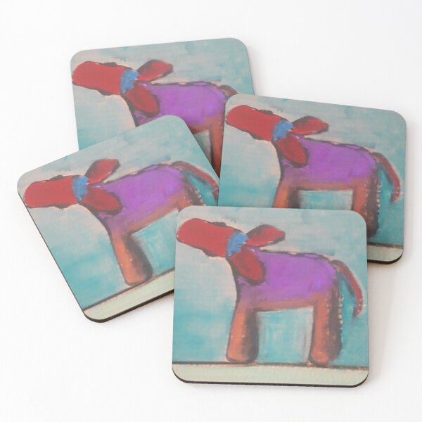 Item preview, Caballo de cabeza roja designed and sold by becky43art.
