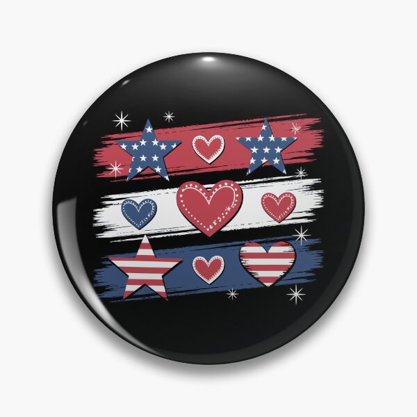 Item preview, Usa Stars and hearts in red designed and sold by jkrphoto.