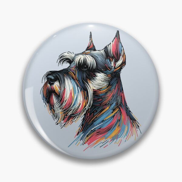 Item preview, Colorful dog. Dog breed. Schnauzer. designed and sold by MagelliShop.