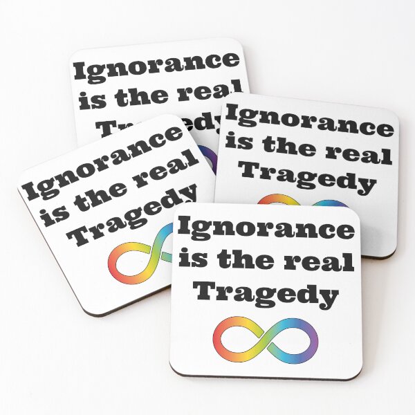 Item preview, Ignorance is the real tragedy designed and sold by shaybosh.