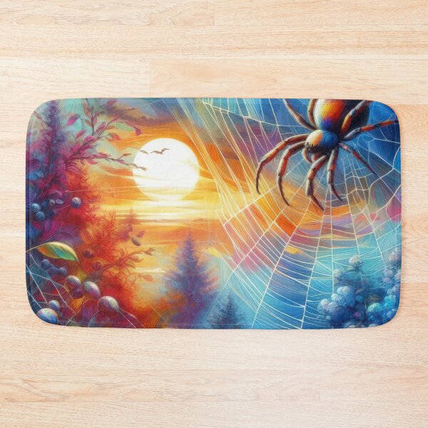 Item preview, Spring  landscape with spider and web of flowers,Bloom Boom,Spring,floral designed and sold by Expressions-Sel.