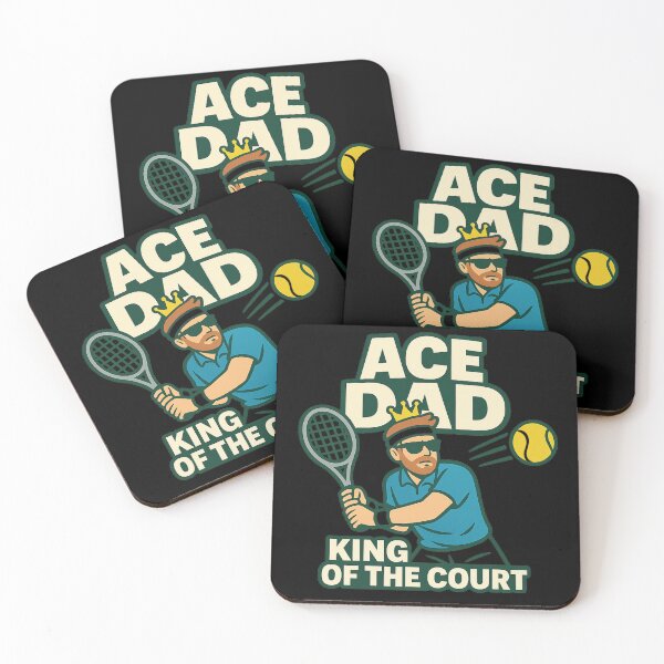 Item preview, Ace Dad – King of the Court Shirt designed and sold by TeesNtotes.