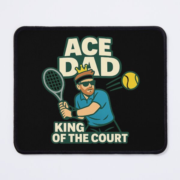 Item preview, Ace Dad – King of the Court Shirt designed and sold by TeesNtotes.