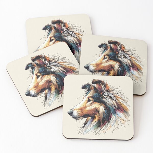Item preview, Colorful dog. Dog breed. Scottish Shepherd. Collie. designed and sold by MagelliShop.