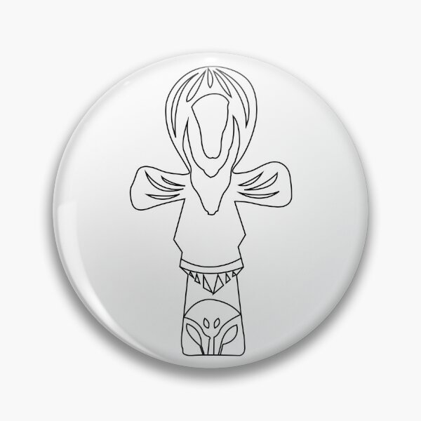 Item preview, Ancient Totem Of A Tribal Warrior designed and sold by MarkezWear.