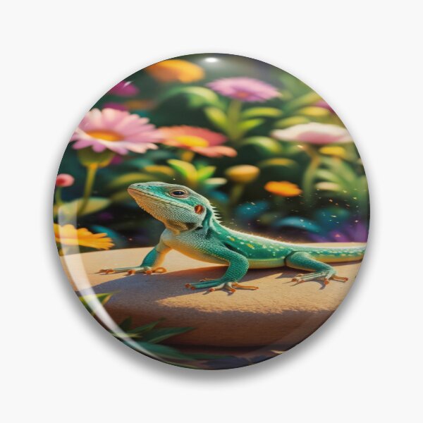 Item preview, Spring  landscape with lizard and flowers,Bloom Boom,Spring,floral designed and sold by Expressions-Sel.