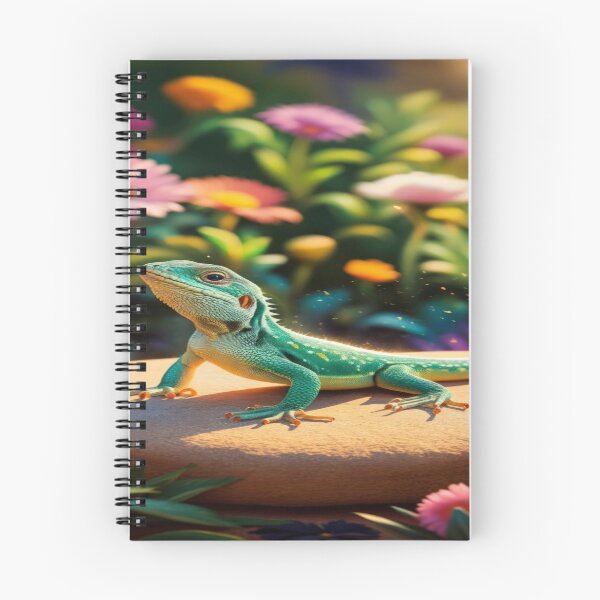 Item preview, Spring  landscape with lizard and flowers,Bloom Boom,Spring,floral designed and sold by Expressions-Sel.