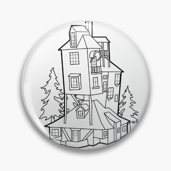 Item preview, HP Architecture - The Burrow Black and White designed and sold by Epicenter88.