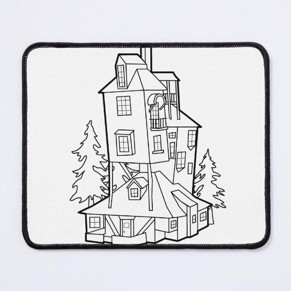 Item preview, HP Architecture - The Burrow Black and White designed and sold by Epicenter88.