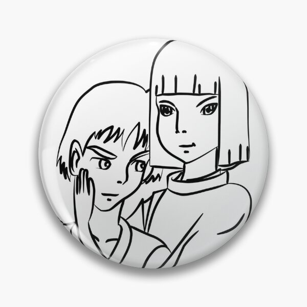Item preview, Haku & Ashitaka Crossover designed and sold by KaleChub.
