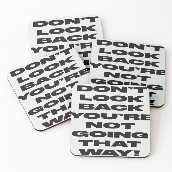 Item preview, Don’t Look Back – Bold Motivational Quote designed and sold by dazza110.