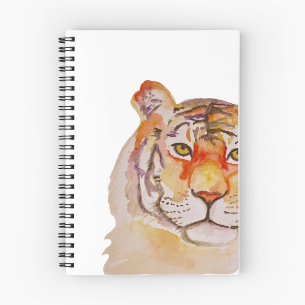 Artikelvorschau, Wild Thang – Aquarell Tigergesicht Kunstdruck entworfen und verkauft von skybluepink studio.