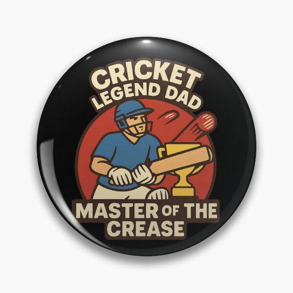 Item preview, Cricket Legend Dad Master of the Crease Gift designed and sold by TeesNtotes.