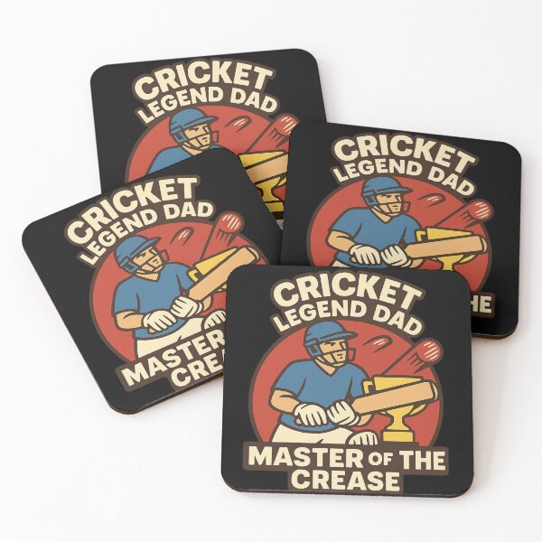 Item preview, Cricket Legend Dad Master of the Crease Gift designed and sold by TeesNtotes.