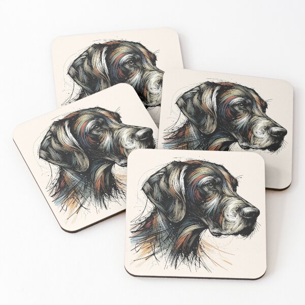 Item preview, Colorful dog. Dog breed. Pointer. Weimaraner. designed and sold by MagelliShop.
