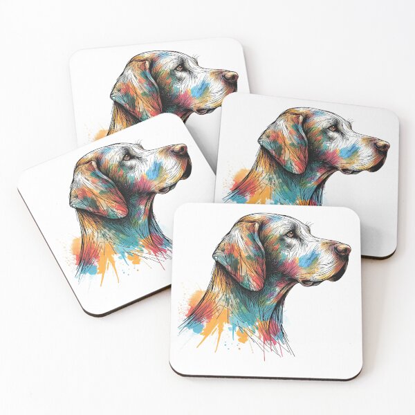 Item preview, Colorful dog. Dog breed. Pointer. Weimaraner. designed and sold by MagelliShop.