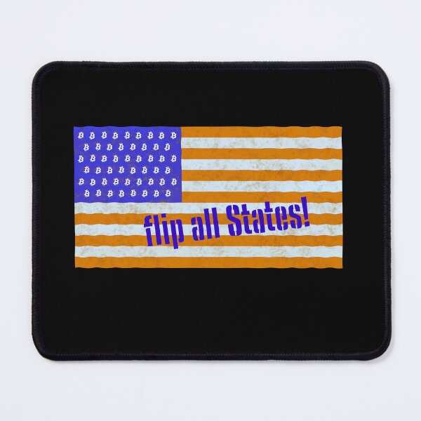 Item preview, Flip all US states to Bitcoin designed and sold by OrangePilled.